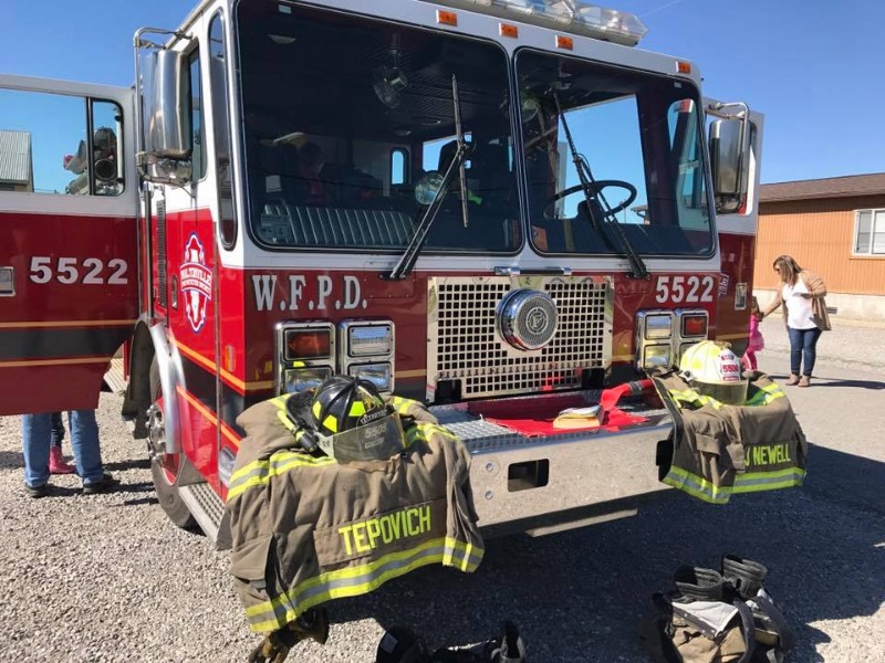WCUSD1 Waltonville Fire Department Visits School